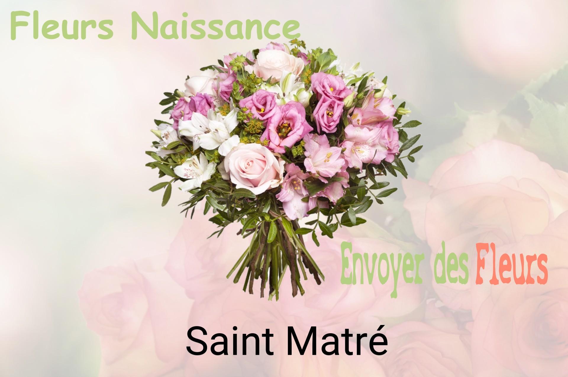 Bouquet de fleurs de naissance livré à Saint-Matré